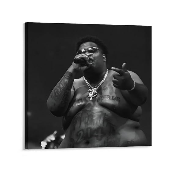 BigXthaPlug RAPPER Popular Art Poster Canvas Wall Art Prints Poster Gifts Photo Picture Painting Posters Room Decor Home Decorative 24x24inch(60x60cm)