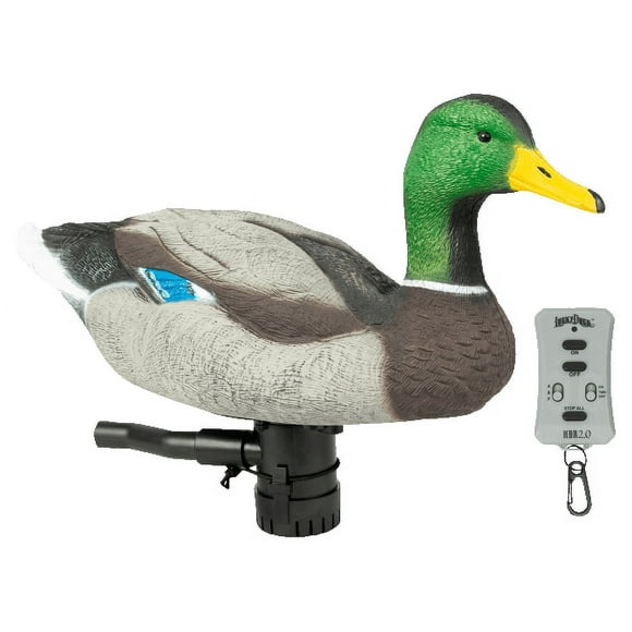 Lucky Duck Super Nageur HDi Mallard Motorisé Duck Decoy avec Kit de Télécommande