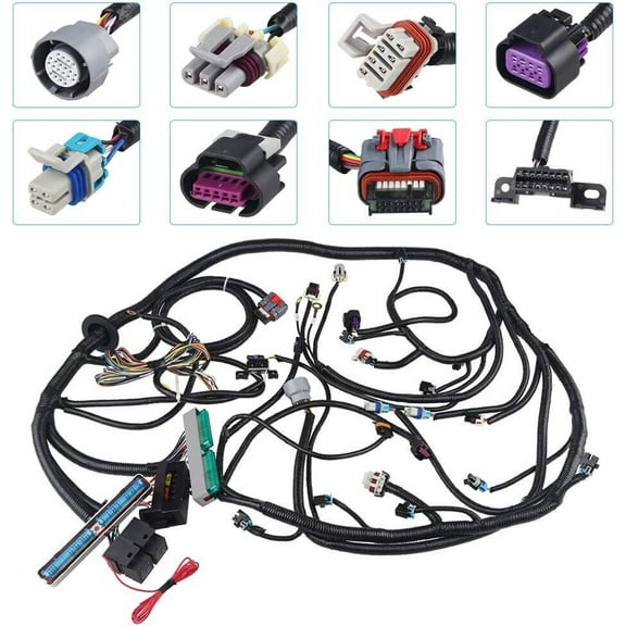 LS Stand ALone Wiring Harness For 03-07 4.8 5.3 6.0 Chevy GMC Vortec DBW 4L60E✅✅