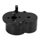 thumbnail image 2 of Carcasa de caja de cambios de transmisión trasera, accesorio para camión RC, carcasa de caja de cambios de metal para camión WPL D12, color negro, 2 of 14