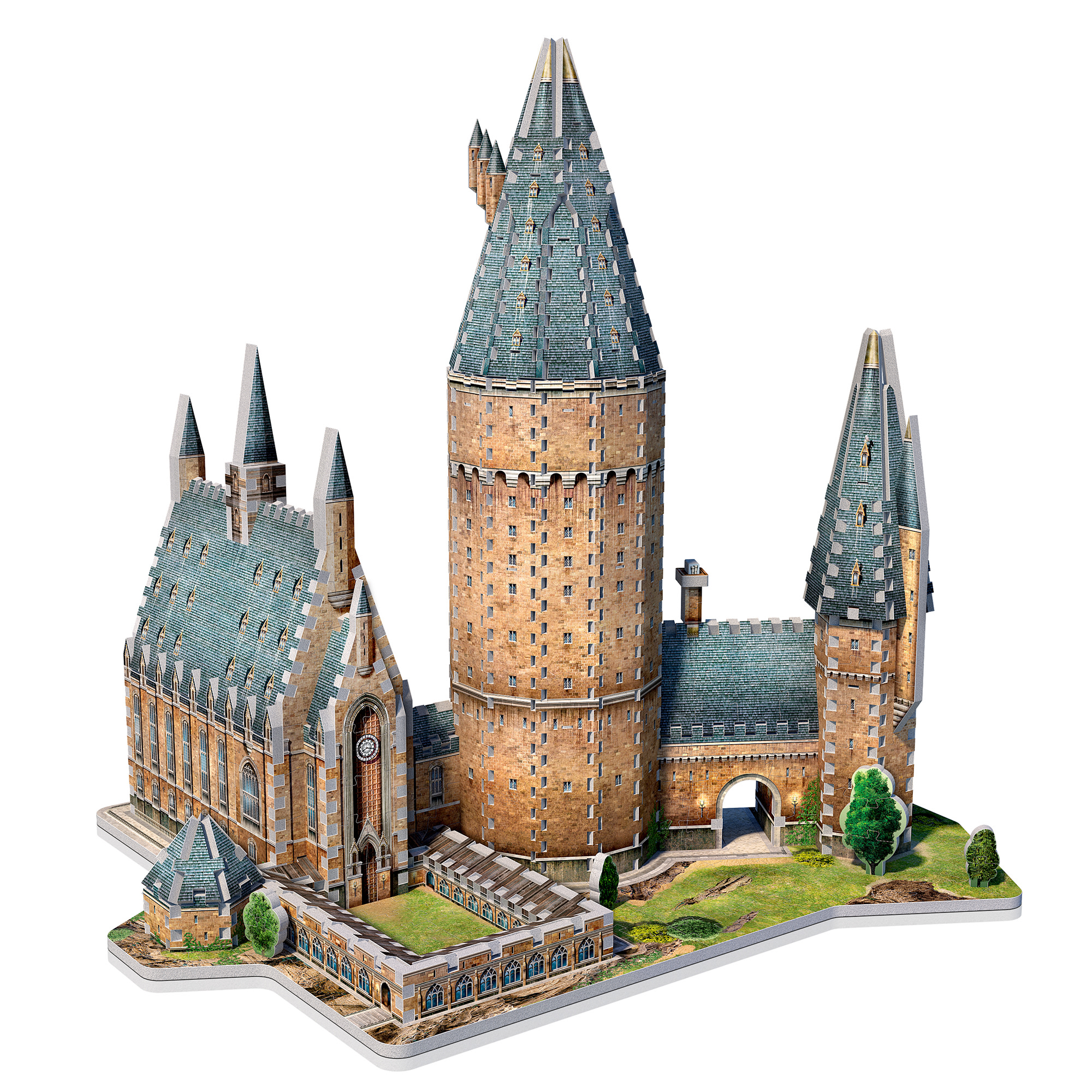 Wrebbit 3D - Harry Potter Hogwarts Great Hall 850 Piece 3D Jigsaw Puzzle - image 2 of 10