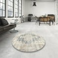 thumbnail image 4 of Ahgly Company Machine Washable Indoor Rectangle Traditional Champagne Beige Area Rugs, 3' x 5', 4 of 7
