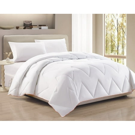 Chevron Zig Zag White Down Alternative Comforter Duvet Insert