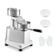 thumbnail image 1 of VEVOR Máquina para hacer hamburguesas comerciales, máquina para hacer hamburguesas de carne de res de 100 mm/4 pulgadas, máquina prensadora de hamburguesas de acero inoxidable de grado alimenticio, 1 of 9