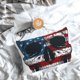 thumbnail image 5 of Fotbe American Flag Skull Funda de Almohada Decorativa Estilo Occidental, Lujo en Algodón, Fundas para Almohadas King, Cojín Estampado para Decoración del Hogar-16"x24", 5 of 6