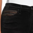 thumbnail image 7 of Mother Women's The Smooth Hustler Metallic Embroidered Velour Wide Kick Flare, 7 of 7