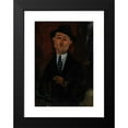 thumbnail image 2 of Amedeo Modigliani 18x24 Black Modern Framed Museum Art Print Titled - Paul Guillaume, New Pilot (1915), 2 of 5