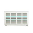 thumbnail image 6 of 41" Sideboard Cabinet, Wood Kitchen Cupboard with 2 Sliding Glass Doors, Adjustable Shelf, Modern Display Storage Cabinet for Living Room, Hallway, 6 of 8