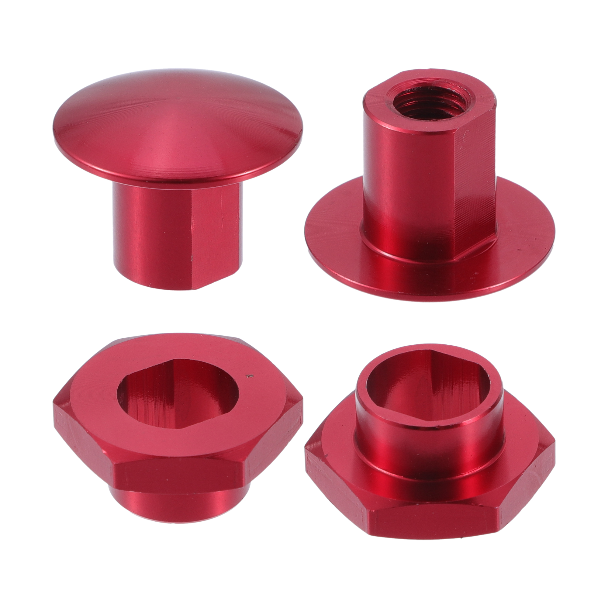 Unique Bargains Windshield Glass Strut Pillar Hardware Kit for Honda Civic and CRV Red