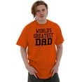 thumbnail image 3 of Father's Day World's Greatest Dad Men's Graphic T Shirt Tees Brisco Brands L, 3 of 6