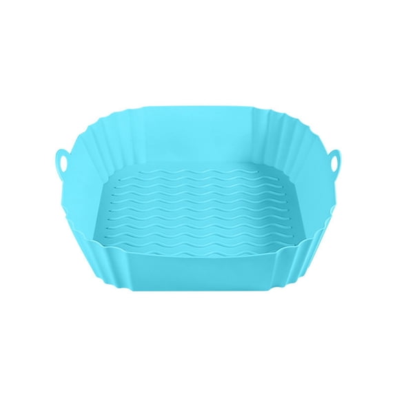 Square Silicone Air Fryer Liners, Reusable Air Fryer Pot - Air Fryer Accessories - Air Fryer Inserts