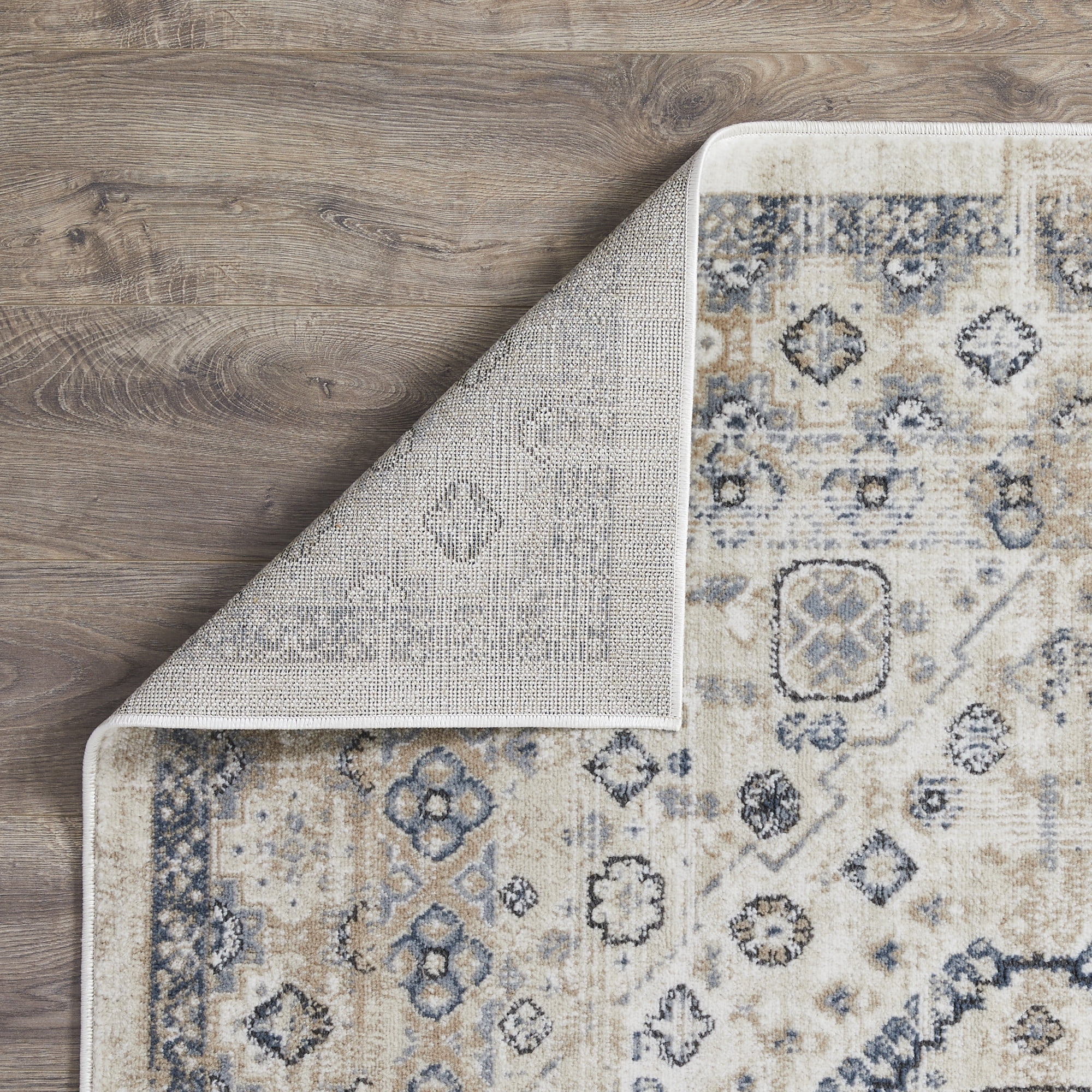 Loomaknoti Kehleigh Awester 5' x 7' Blue Oriental Indoor Area Rug