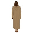 thumbnail image 2 of Women's Fall Casual Long Sleeve Cardigan Warm Hooded Jacket Twist Knit Long Sweater With Pockets, 2 of 3