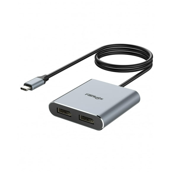 Hub divisor USB C para doble DisplayPort MST fairikabe