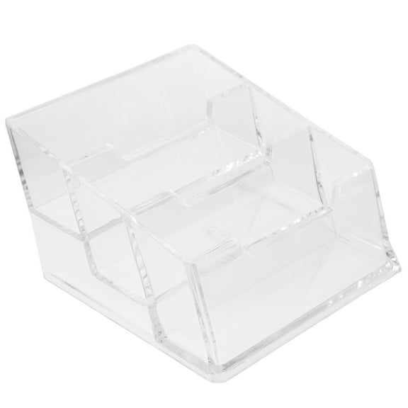 SEWCHICS 1Pack Desk Card Holder For Business Cards 4.13X4.13X2.44in