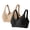 2PC Coffee + Black, variant on Womens Bras Multipack 3pc Solid Color Supportive with Wire Push Up Bra Full Coverage Soft Comfy Seamless Daily Bra