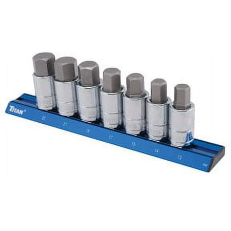 UPC: 0802090161315 | Titan 16131 Hex Bit Socket Set