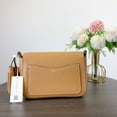 thumbnail image 2 of Tory Burch 144688 Thea Pebbled Leather Flap Crossbody Shoulder Bag IN TIRAMISU, 2 of 9