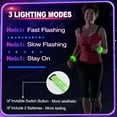 thumbnail image 4 of Unisex LED Light Up Wristband for Running, Glow In The Dark 3 Mode Bracelets Arm Band Reflective Strips for Night Cycling Walking Camping Party Holiday Gifts, 4 of 9