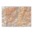 thumbnail image 3 of Baedeker 18x14 Black Modern Framed Museum Art Print Titled - Southeastern Switzerland - Baedeker 1921, 3 of 5
