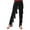 Black, variant on Womens Tassel Latin Dance Pants Dancewear Tango Cha-Cha Costume Tiered Fringed Pants Black M