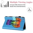 thumbnail image 3 of Allytech Galaxy S6 Lite 10.4" Case SM-P610 P615 (Not for Galaxy S6 10.5"), Slim Fit Folio Flip Stand Smart Cover Auto Sleep Wake Case for Samsung Galaxy Tab S6 Lite 10.4", Colorful Elephant, 3 of 7