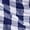 Blue & White, variant on Women'S Casual Plaid Frill V Neck Half Button Layered Flutter Sleeve Blouse Black & White S