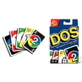 thumbnail image 2 of Uno DOS Juego de cartas Colorido Classic Teams Version Mattel MATTEL DOS, 2 of 5