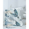 thumbnail image 3 of Coastal Sea Turtle Bath Towels for Bathroom Set,Luxury Microfiber Towels Gifts for Women,Quick Dry Beach Kitchen Hand Hair Face Towel and Dish Washcloth,Summer Ocean Coral Conch Yoga Towels+Set, 3 of 7