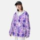 thumbnail image 3 of Balery Violet Sudadera ligera de manga larga con capucha y protección solar UPF 50+ para hombre y mujer, ideal para pesca y running-Large, 3 of 7