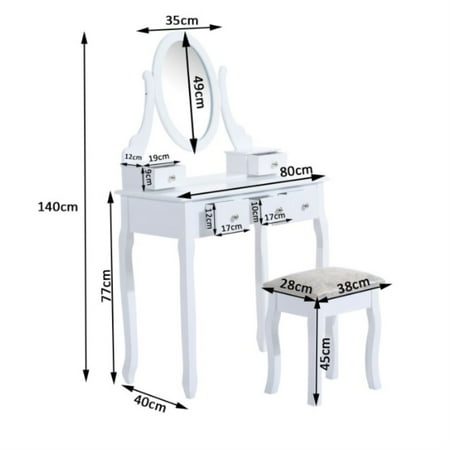 Viscologic Ivory Wooden Mirrored Makeup Vanity Table White Canada Viscologic Ivory Wooden Mirrored Makeup, Viscologic Ivory Wooden Mirrored Makeup Vanity Table