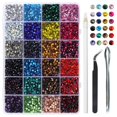 thumbnail image 1 of Kit Hotfix de diamantes de imitación BEADSLAND, 24 colores, SS16, 7200 unidades, 1 of 5