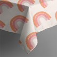 thumbnail image 5 of Christmas Square Tablecloth 60x60 Inch – Waterproof Polyester Printed Table Cover, Wrinkle Resistant & Washable for Kitchen Dining Picnic Party Decor, Single-v4-13, White, 5 of 6