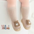 thumbnail image 2 of MEZZALL Baby Socks And Shoes Floor Shoes Walking Shoes Walking Shoes Cartoon Mid Calf Soft Sole Shoes For Babies 0 24 Months Relaxed Fit Toddler Footwear, 2 of 9