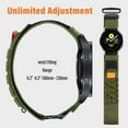 thumbnail image 6 of LEIXIUER 20mm 22mm Band Compatible with Samsung Galaxy Watch 6 5 4 40mm 44mm/Galaxy Watch 4 6 Classic 42mm 46mm 43mm 47mm/5 Pro 45mm/Amazfit watch/ 20mm 22mm Watch Band Rugged Nylon Strap Men Women, 6 of 9