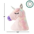 thumbnail image 5 of Your Zone Unicorn Decorative Pillow for Kids, Pink, Spot-Clean, 16" H, 5 of 6