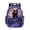 Black Cat Starry, variant on Whosucclay Tie Dye Kids Backpack for Girls Boys, Lightweight Adjustable Straps Elementary School High School Side Pockets Book Bag for Travel Daily Use Hiking
