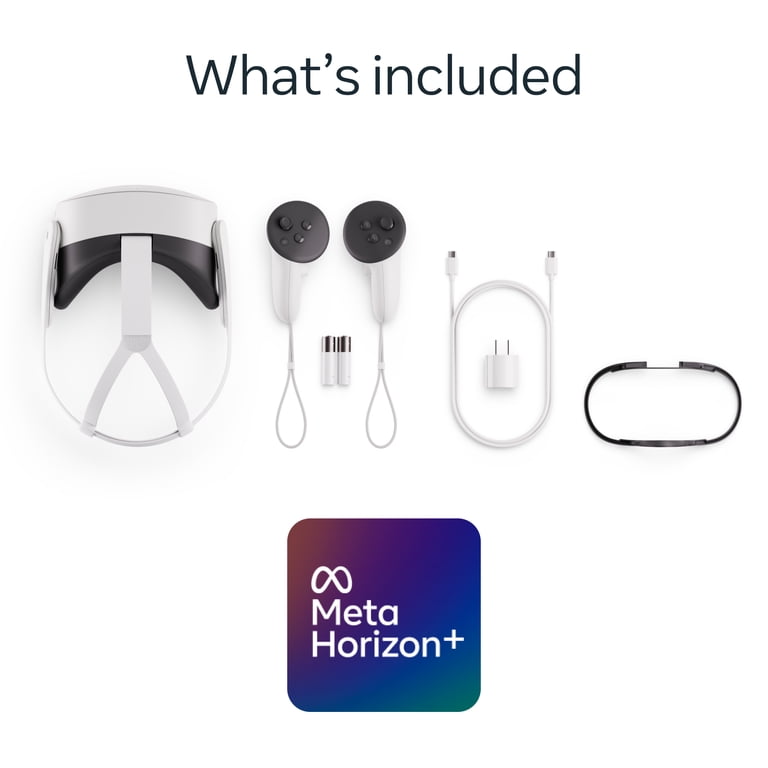 Meta, VR Headset, 256GB, Wireless, Immersive Gaming - Walmart.com