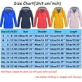 thumbnail image 3 of ELFINDEA Womens blouse Women Solid Rain Outdoor Plus Size Hooded Raincoat Windproof Long Jacket Coat, 3 of 4