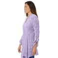 thumbnail image 3 of Woman Within Plus Size Open Front Pointelle Cardigan Sweater, 3 of 6