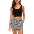 thumbnail image 5 of Women's Elastic Waist Boho Print Shorts, 5 of 7
