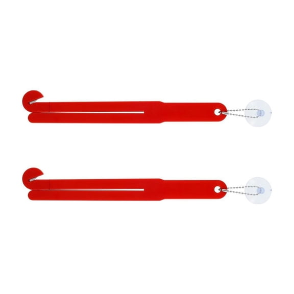 CIYISON 2 Pcs Plastic Food Bag Cutter Squeezer with Chain and Suction Cup Kitchen Tool