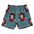 thumbnail image 2 of ALAZA Boys Swim Trunks Skeleton Cool Beach Board Shorts Drawstring Swimsuit M, 2 of 6