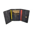 thumbnail image 5 of New Waterproof Eel Skin Leather Key Case Holder Credit Card Wallet (Black), 5 of 6