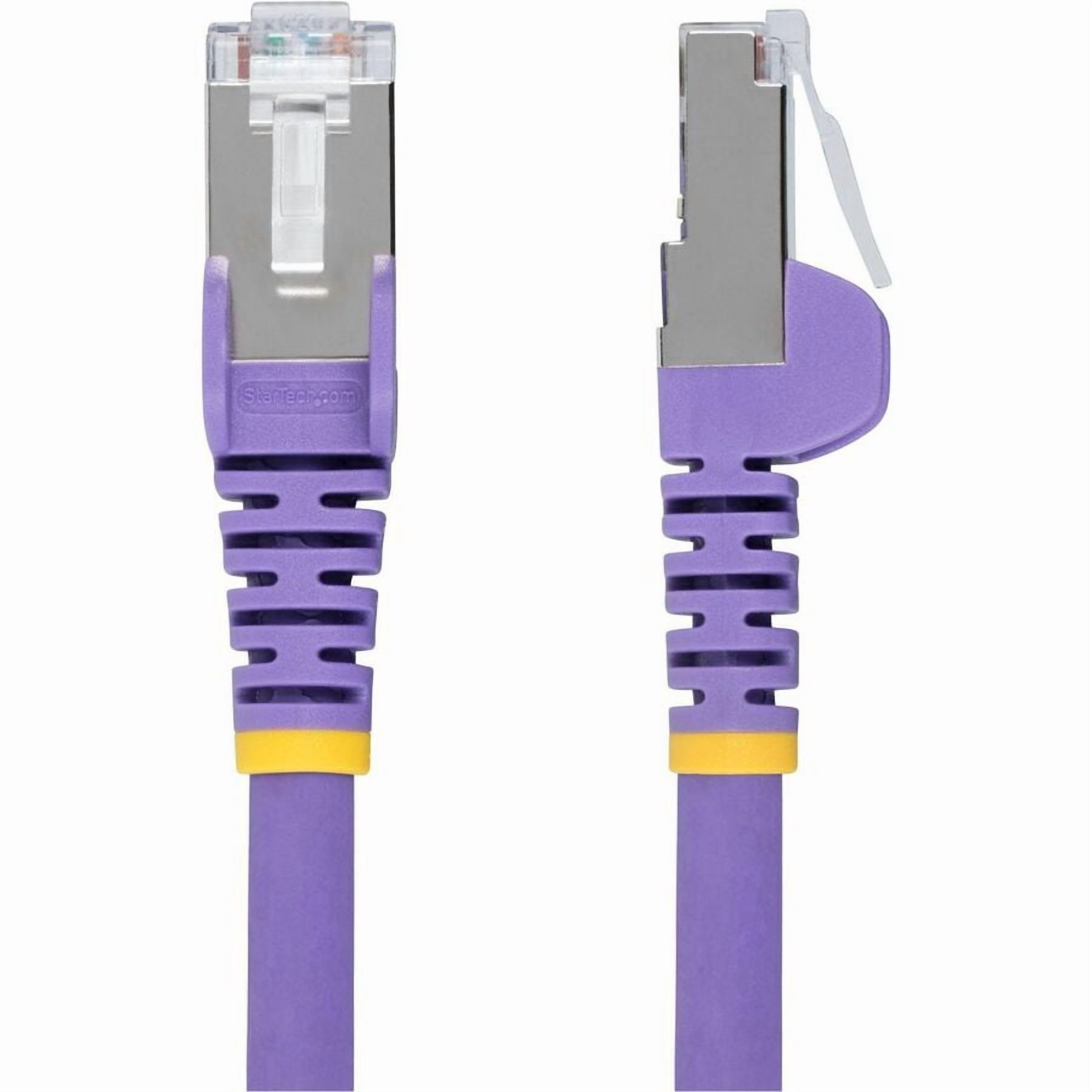 StarTech 6ft Purple CAT6a Ethernet Cable, Snagless RJ45, 10GbE, 100W PoE++, S/FTP, 500MHz, 27AWG Pure Bare Copper, LSZH