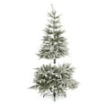 thumbnail image 4 of Evergreen Classics Snowy Abies Pine 4 Foot Prelit Artificial Christmas Tree, 4 of 11