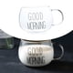 thumbnail image 1 of Tazas Gigantes de Premium Tazas de Boca a Prueba de Calor Alto Borosilicato con Asa para Latte Caliente Y Frío Cristalería Vaso Macarena taza de café con leche, 1 of 7
