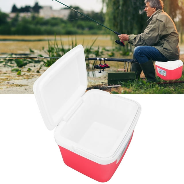 Caja de refrigerador más cálido, temperatura constante roja constante de doble propósito refrigerador para medicamentos para acampar
