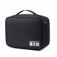 thumbnail image 1 of Bolsa de viaje para accesorios electrónicos, organizador de cables portátil a prueba de agua, estuche de transporte para iPad, Gadget USB, caja de bolsa de almacenamiento Digital, 1 of 4