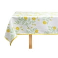thumbnail image 1 of Fennco Styles Spring Garden Floral Print Tablecloth 55" W x 55" L - Yellow Flowers Wrinkle-Free Washable Table Cover for Everyday Use, Banquets, Holidays, Indoor Outdoor Events and Special Occasions, 1 of 8